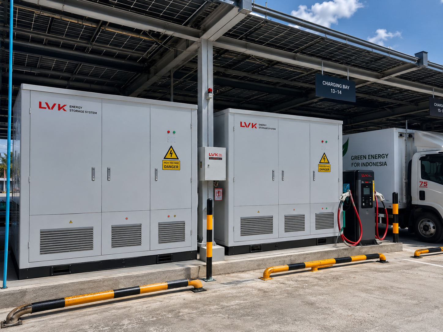 Integrated Solar-Storage-Charging Project at a Logistics Park in Jakarta, Indonesia