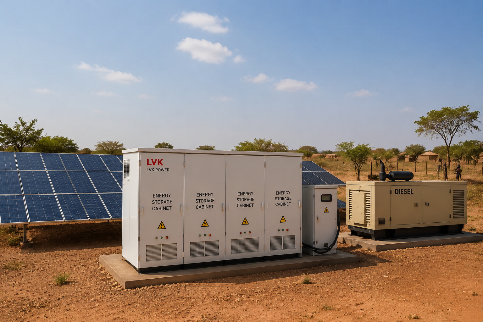 How Solar + Battery Storage Systems Are Helping African Businesses Reduce Diesel Dependence？